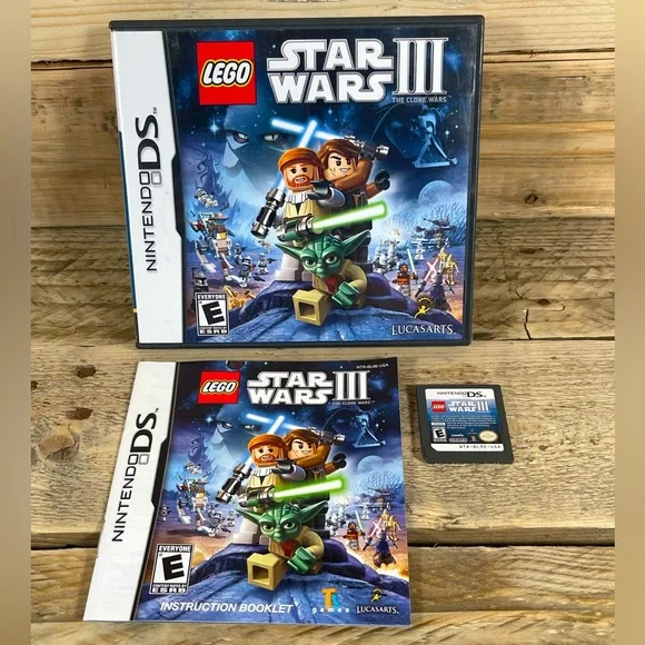 Wars Nintendo Ds Star Wars 111 The Clone Wars Lego Star Wars III
